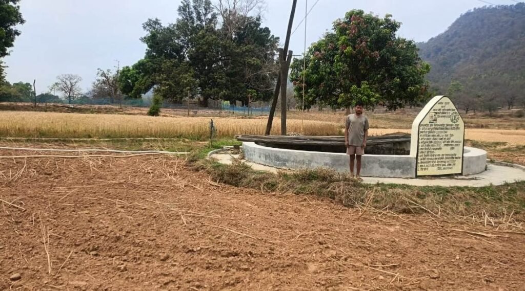 Ramlal's fields have flourished due to the well constructed under MNREGA