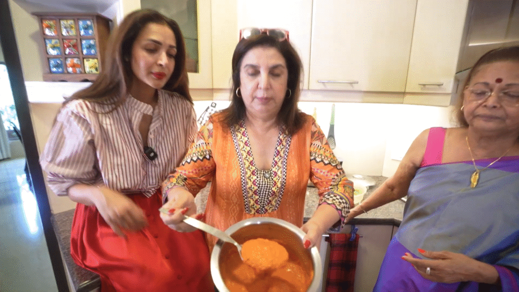 Farah Khan reached Malaika's house to eat fish curry